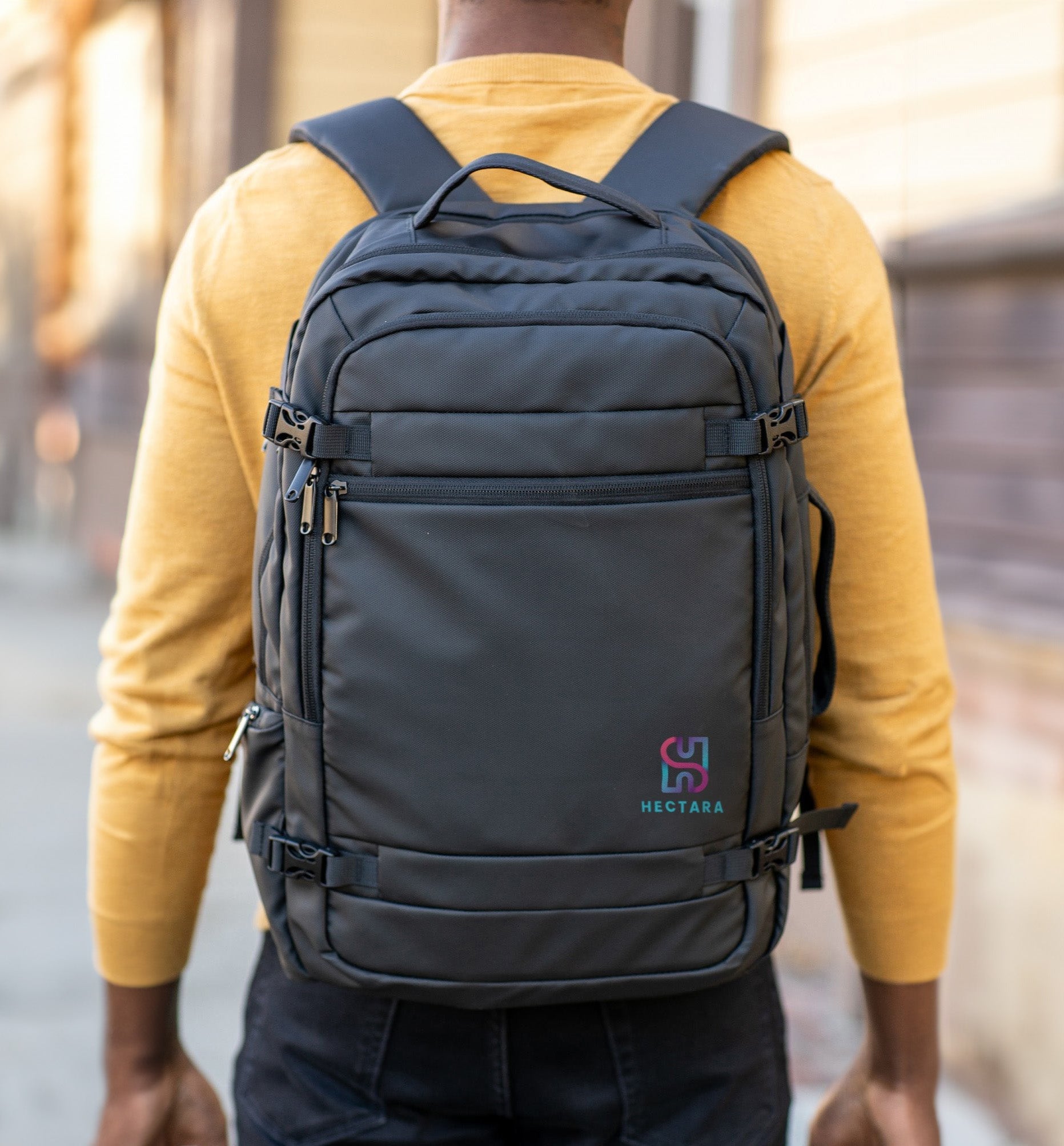 actor 22l laptop backpack Rupt ABK001 - Galindo Backpack 22L rPET Black
